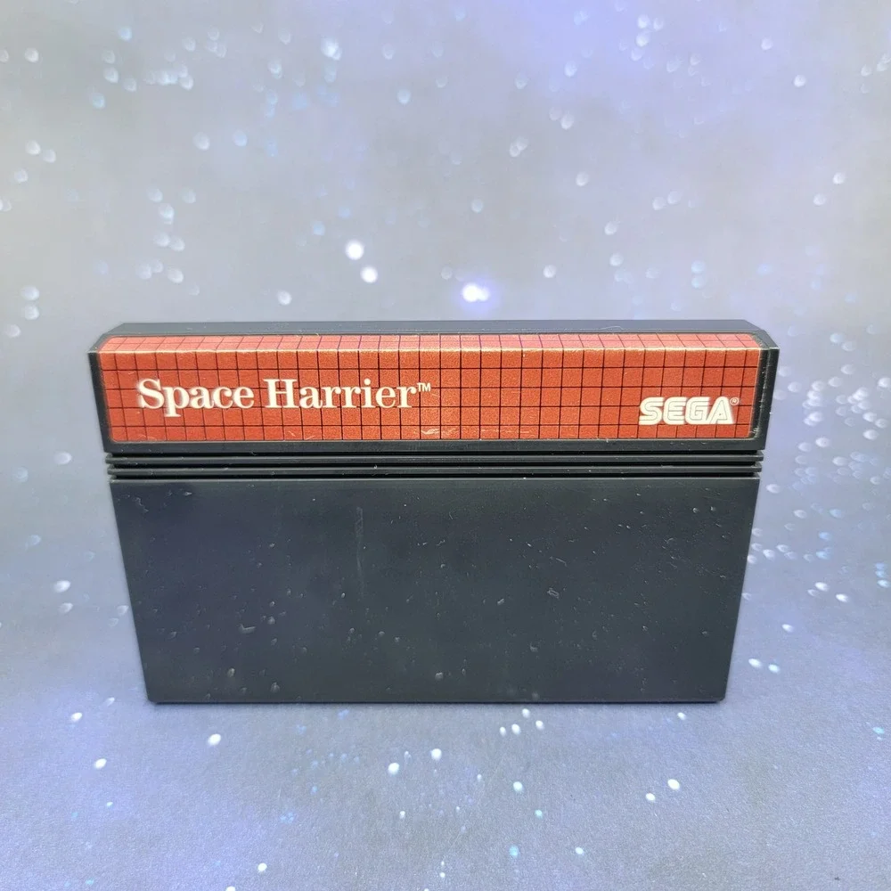 Space Harrier Sega Master System 1987 Two-Mega Cartridge CIB Complete w/ Manual